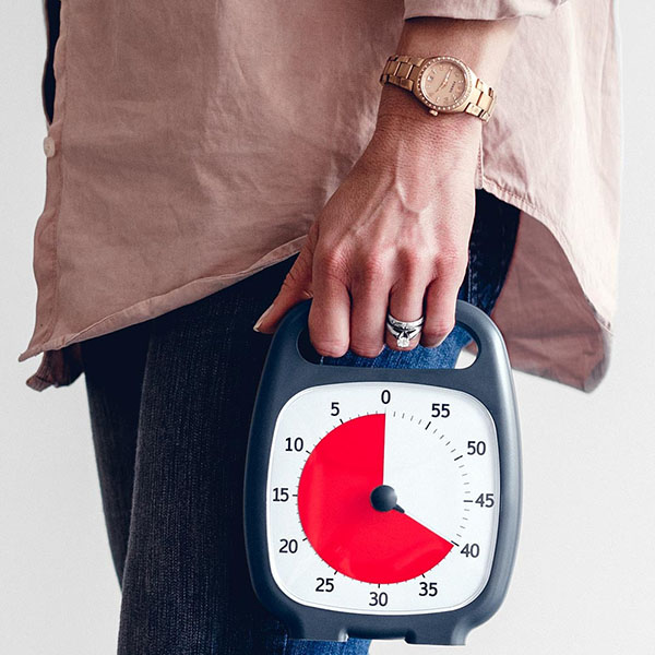 Time Timer® PLUS 60 min (must) - Pilt 2