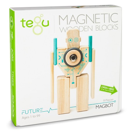 Tegu Future teemaklotsid magnetpuitklotsid roboteema lastele